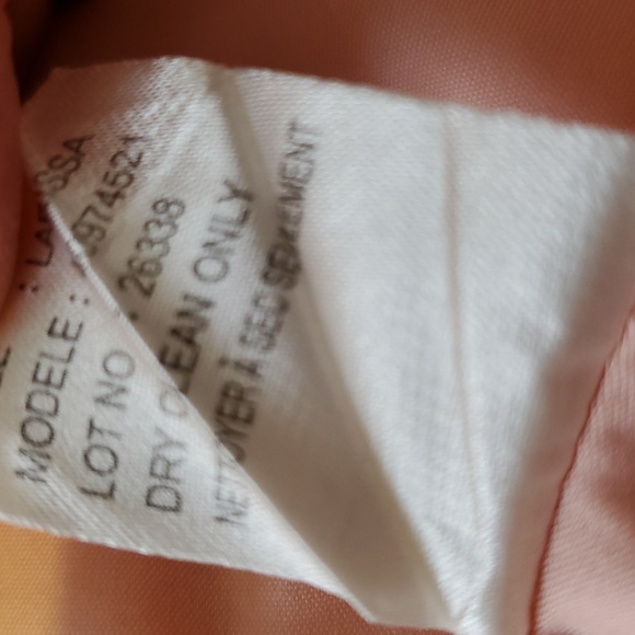 Theory women’s Peach long sleeve Button-Up blouse Size P new without tags - Picture 9 of 9